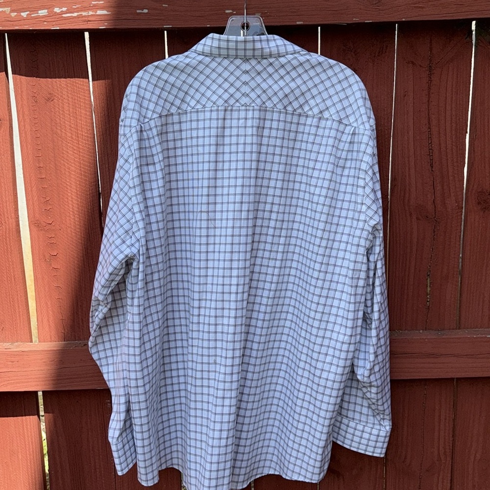 Joseph Abboud Slim Fit  Men Dress Shirt Long Sleeves Size 18 34/35 - Picture 4 of 4